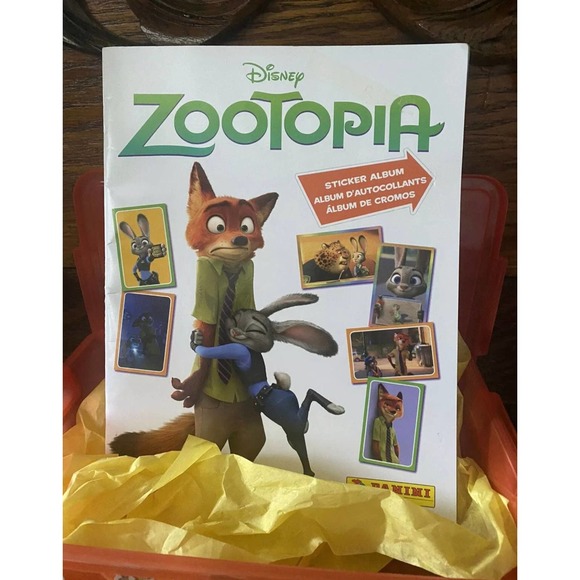 Zootopia Gift Basket Plush Characters Action Figures Stickers Book Pins Set - Picture 4 of 8